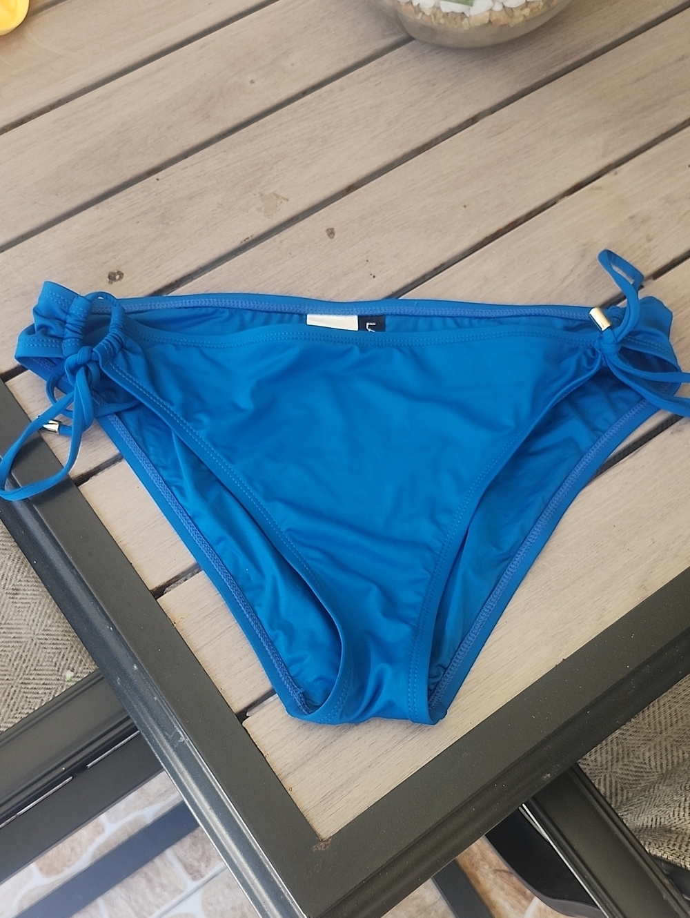 La Blanca Royal Blue Side-Tie Bikini Bottom